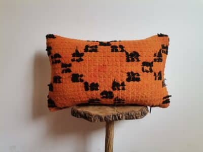 Organic wool Moroccan Wool Cushion